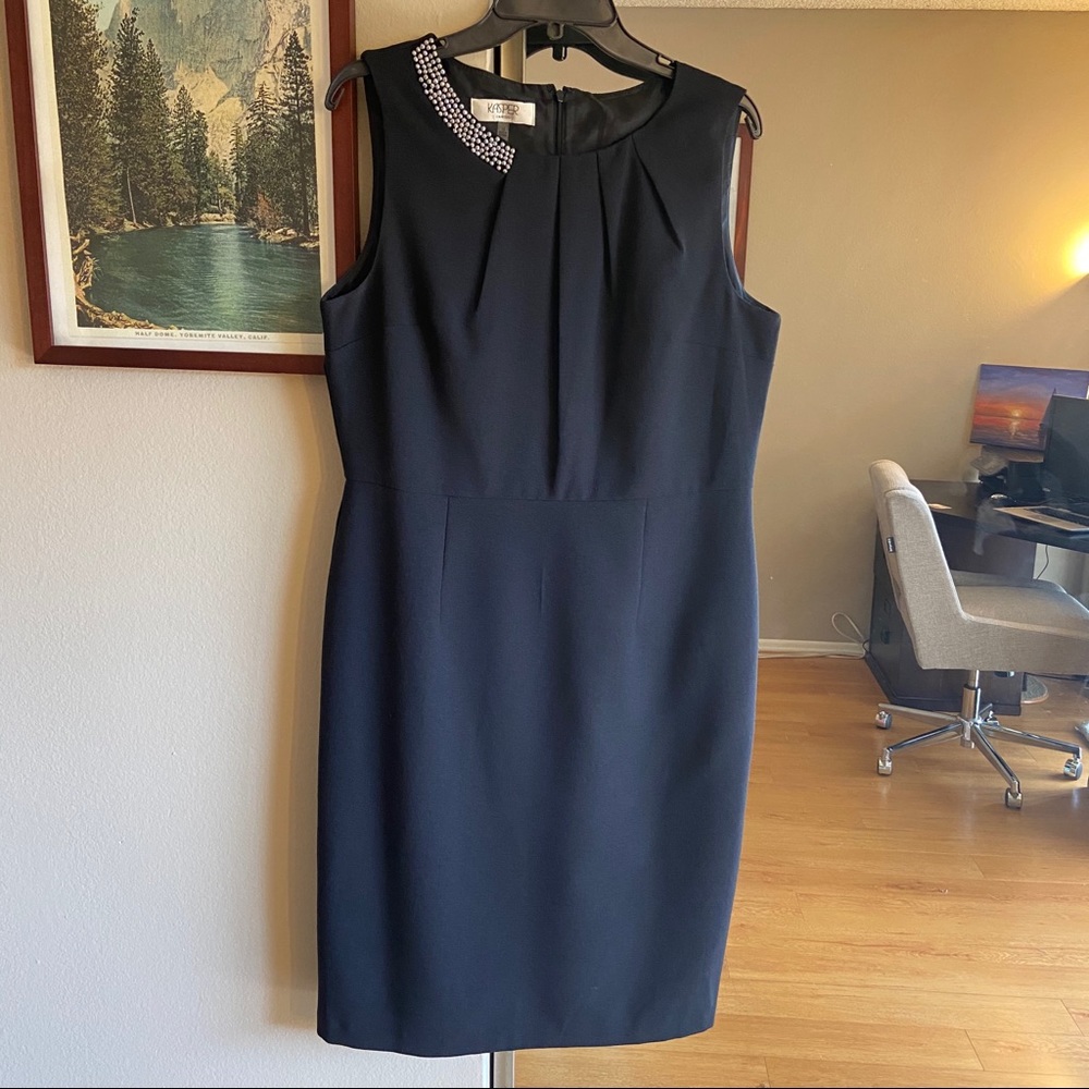 KASPER - Embellished Pencil Work Dress NWOT sz 12